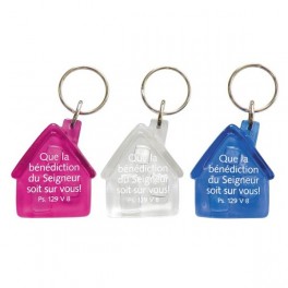 Porte-clés Maison translucide Porte-clés Maison translucide