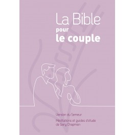 La Bible pour le couple. Couverture rigide mauve [Relié]