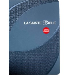 La sainte Bible, version Segond 1910 Couverture souple grise, onglets Relié