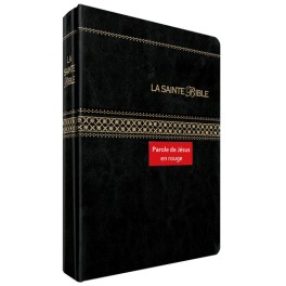 La sainte Bible, version Segond 1910 Couverture souple noire, onglets Relié