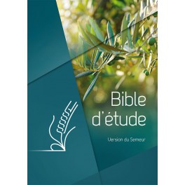 Bible d’étude, version Semeur, rigide verte, olivier Couverture rigide verte, olivier, tranche blanche