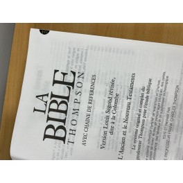 Bible La Colombe Thompson Onglets Bible La Colombe Thompson Onglets