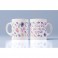 Mug motifs floraux colorés "Tu as du prix à mes yeux"