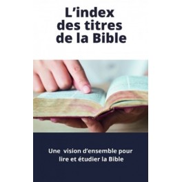 Nouvel Index Biblique