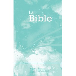 Bible Segond 21 rigide motif turquoise