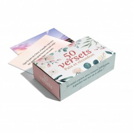 Coffret de 50 versets "Paix et réconfort"