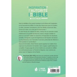 L’inspiration et l’autorité de la Bible