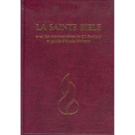 Bible Ls Neg Etude Scofield Rigide Grenat